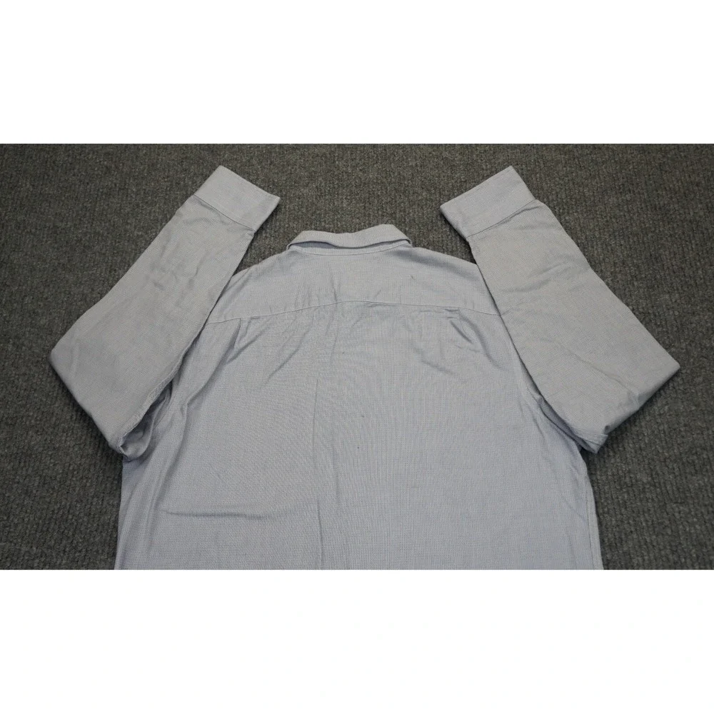 Banana Republic Shirt Mens Large Blue White Button Down Up Classic Fit